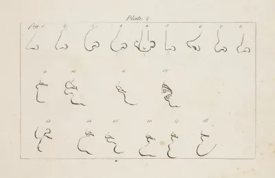Eighteen Studies Of Facial Features