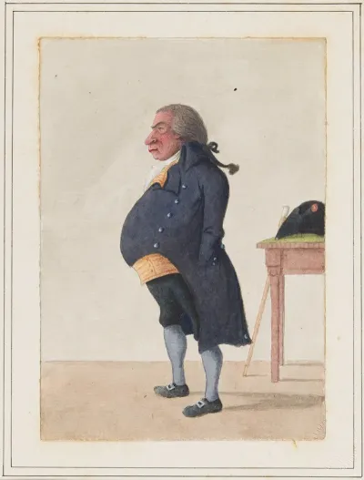 Ein Kurgast Des Bads Blumenstein