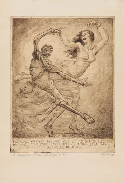 Ein Totentanz Zwolf Stichradierungen Und Sinnspruche 2