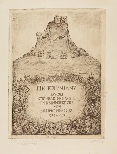 Ein Totentanz Zwolf Stichradierungen Und Sinnspruche 3