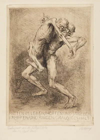Ein Totentanz Zwolf Stichradierungen Und Sinnspruche 4