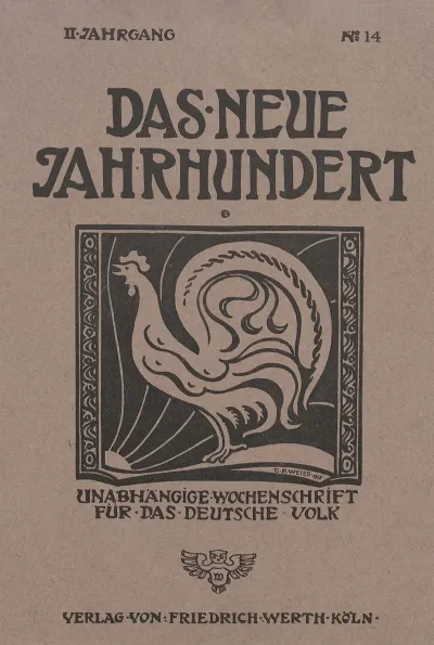 Einband Zu Das Neue Jahrhundert