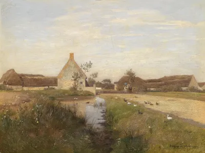 Eingang Zum Dorf Cayeux
