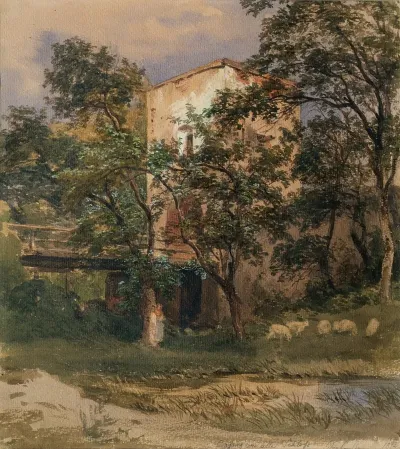 Eingang Zum Schloss Seebenstein