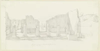Eingang Zur Vorhalle Des Theaters In Pompeji 2