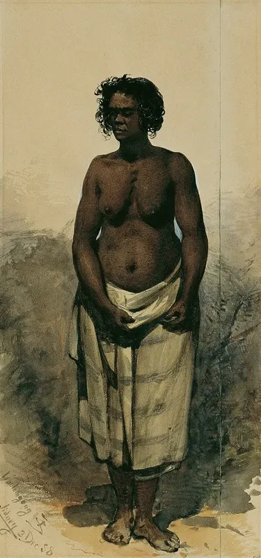 Eingeborenenfrau Aus Woolongong Wollongong Australien