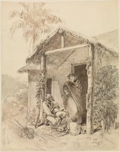 Eingeborenenhutte In Brasilien