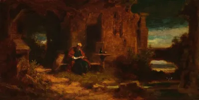 Einsiedler In Der Dammerung Der Anachoret