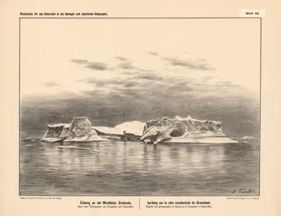 Eisberg An Der Westkuste Gronlands