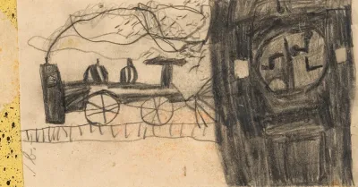 Eisenbahn Kinderzeichnung