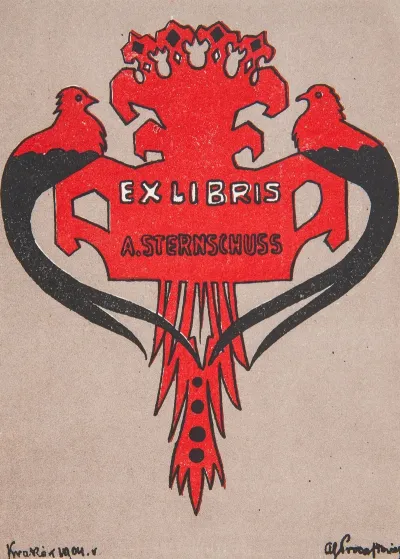 Ekslibris Adolfa Sternschussa 1873 1915