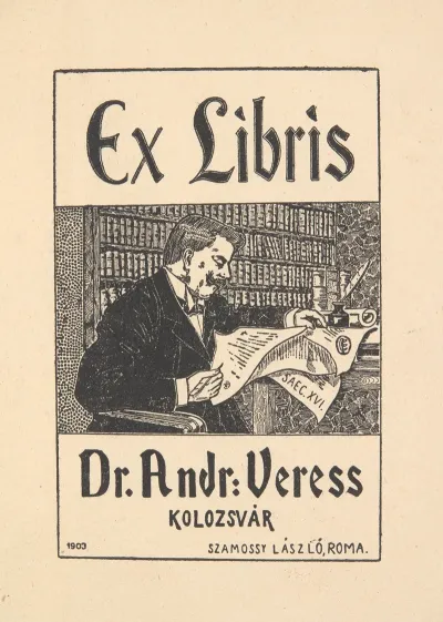 Ekslibris Andre Veress