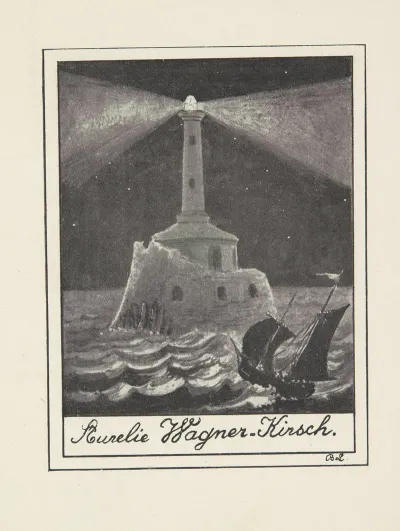Ekslibris Aurelie Wagner Kirsch