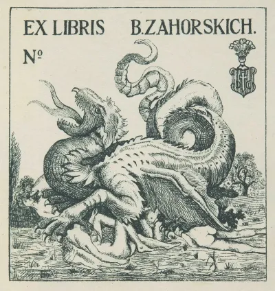 Ekslibris B Zahorskich