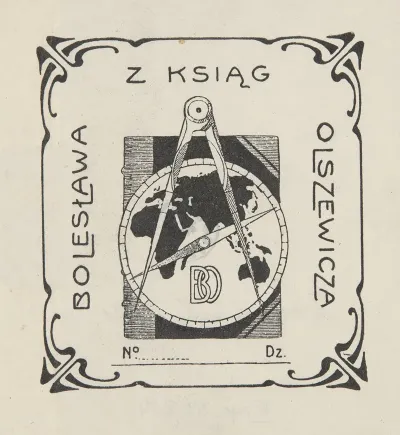 Ekslibris Boleslawa Olszewicza 1893 1972