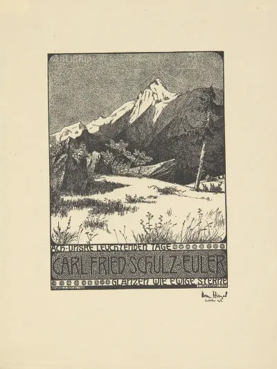 Ekslibris Carl Friedrich Schulz Euler