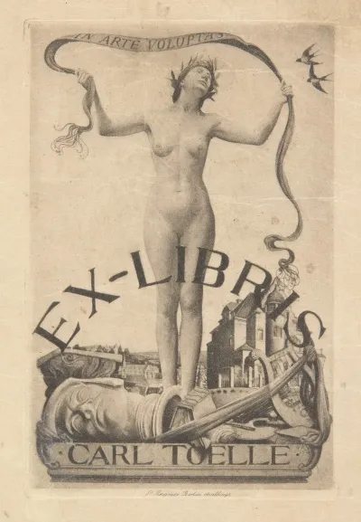 Ekslibris Carl Toelle
