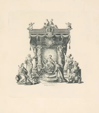 Ekslibris Franz Schaider Wieden