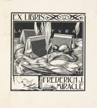 Ekslibris Frederich J Miracle