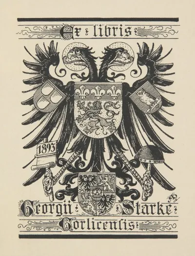 Ekslibris Georg Starke Goerlitz