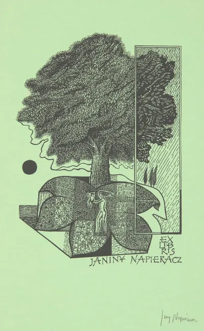 Ekslibris Janiny Napieracz 1942 2018