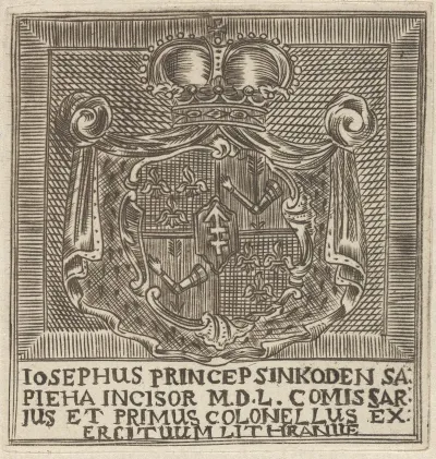 Ekslibris Jozefa Sapiehy 1737 1792