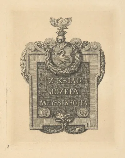 Ekslibris Jozefa Weyssehoffa 1860 1932