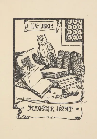 Ekslibris Jozsef Schworer