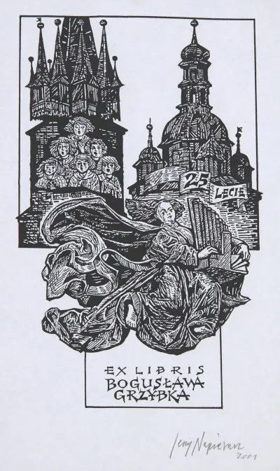 Ekslibris Jubileuszowy Boguslawa Grzybka 1938