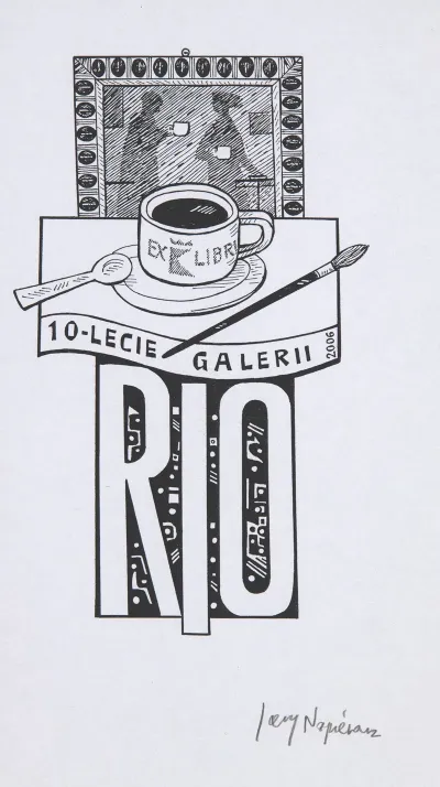 Ekslibris Jubileuszowy Galerii Rio_ W Krakowie