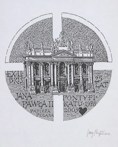 Ekslibris Jubileuszowy Jana Pawla Ii 1920 2005 3