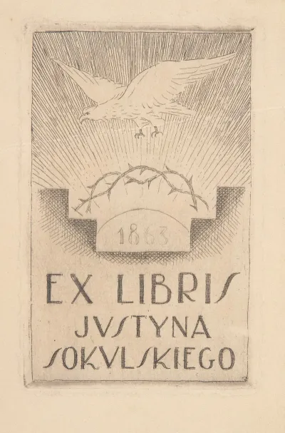 Ekslibris Justyna Sokulskiego 1872 1949