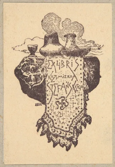 Ekslibris Kazimierza Stefanskiego 1870 1943