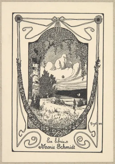 Ekslibris Marie Schmidt