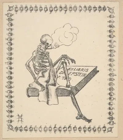 Ekslibris Maurycego Epsteina 1883 1940