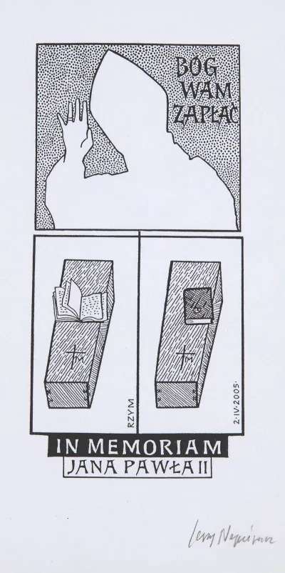 Ekslibris Pamiatkowy Jana Pawla Ii 1920 2005 2