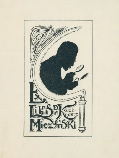 Ekslibris Portretowy Kazimierza Miczynskiego 1868 1918