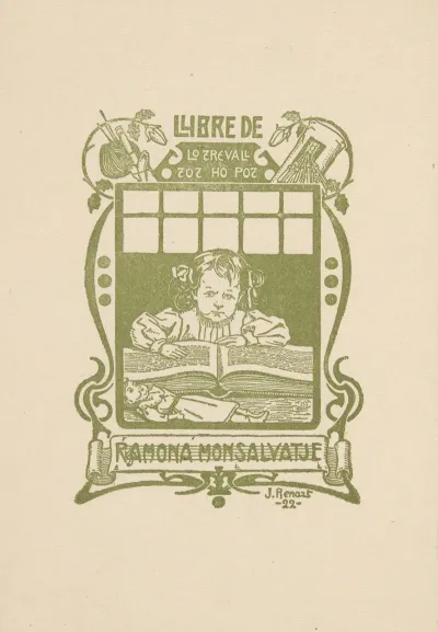 Ekslibris Ramona Monsalvatje