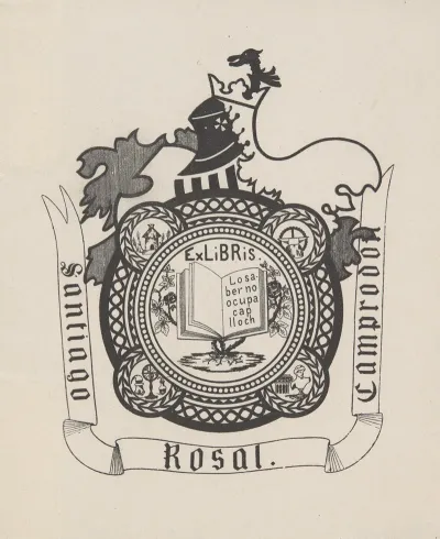 Ekslibris Santiago Rosal Camprodon