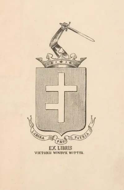 Ekslibris Wiktora Windyk Wittyga 1857 1921