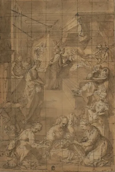 El Nacimiento De La Virgen