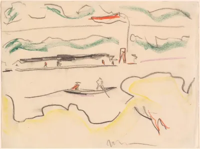 Elbe Landscape Near Dresden 2