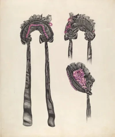 Elderly Ladys Bonnet