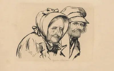 Elderly Woman And Man