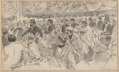 Election Convention For Illustration In Century Magazine