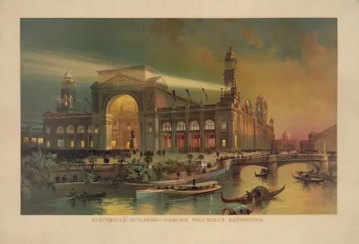 Electrical Building Worlds Columbian Exposition