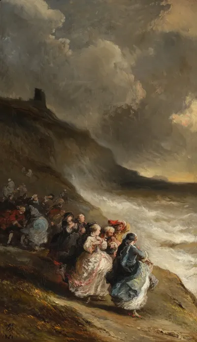Elegant Figures By Rough Seas