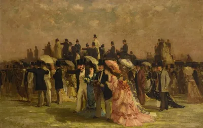 Elegant Women At The Races