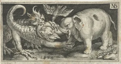 Elephant Fighting Fantasy Creatures