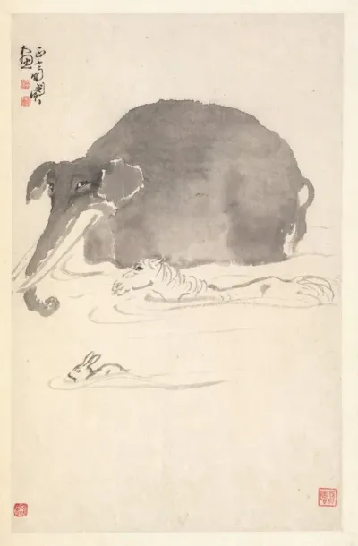Elephant Horse And Hare